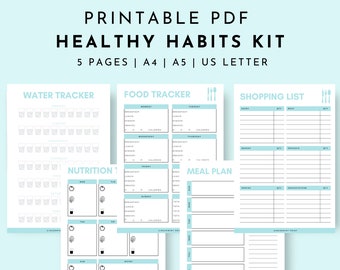 Printable Food and Mood Tracker Nutrition Journal Emotional - Etsy