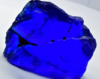 High-Quality Rough Tanzanite Chunk - Natural, Unheated 350ct from Tanzania for Fine Jewelry Making, Perfect Antique Gift, Free Delivery