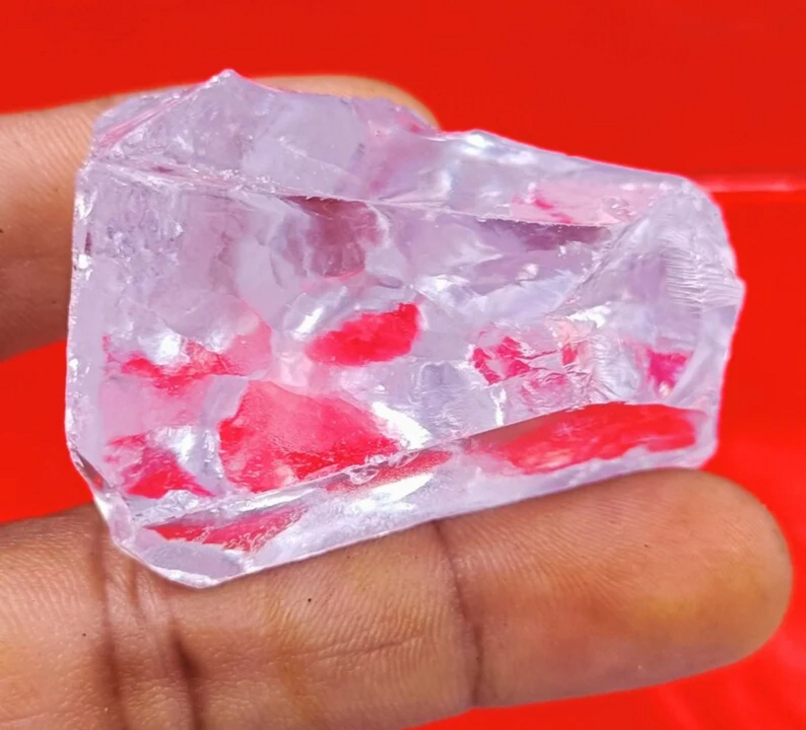 Raw clearance white sapphire
