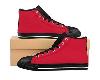 solid red converse