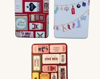 Clear Back  Romance Kindle /E-Reader Cases