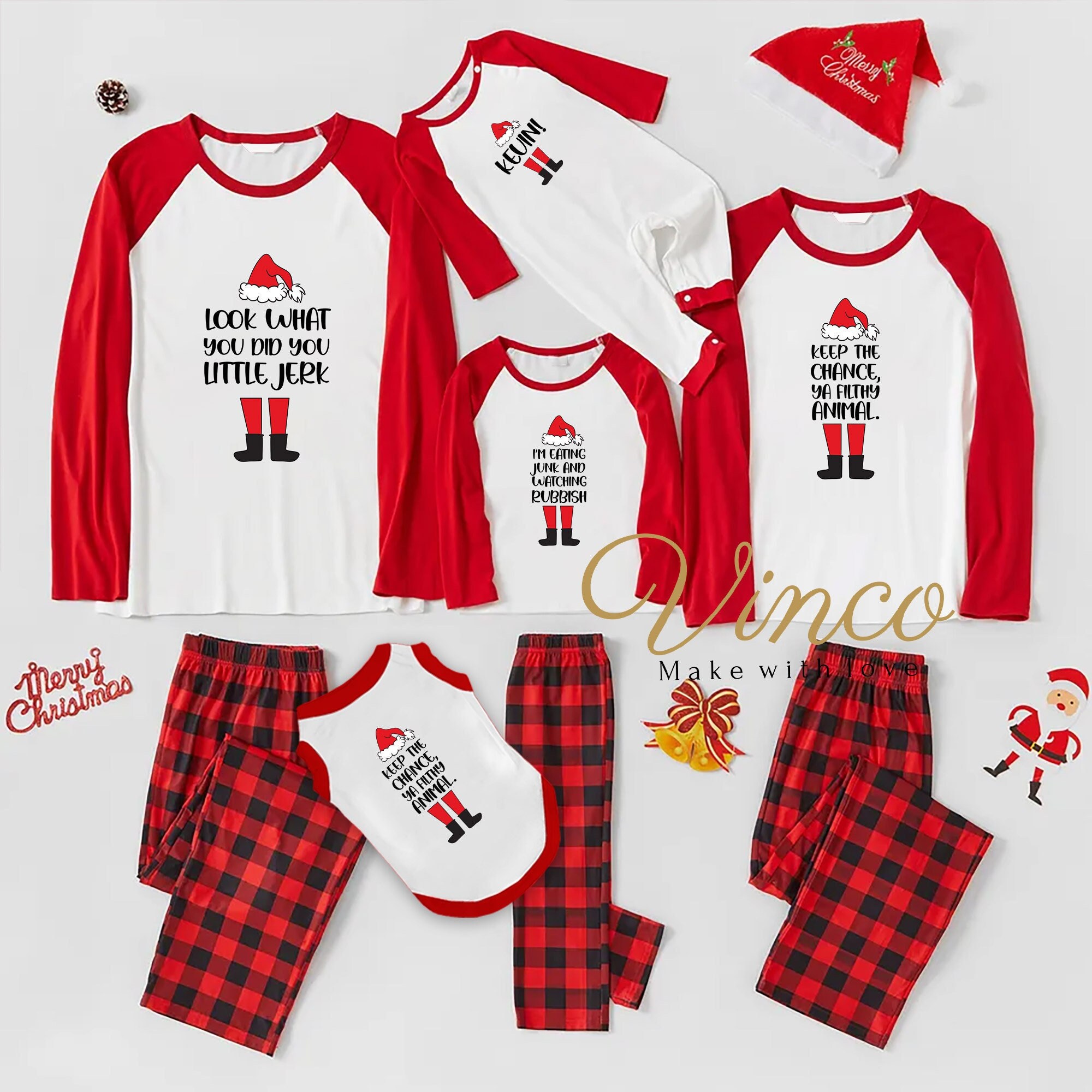 tacky family christmas pajamas