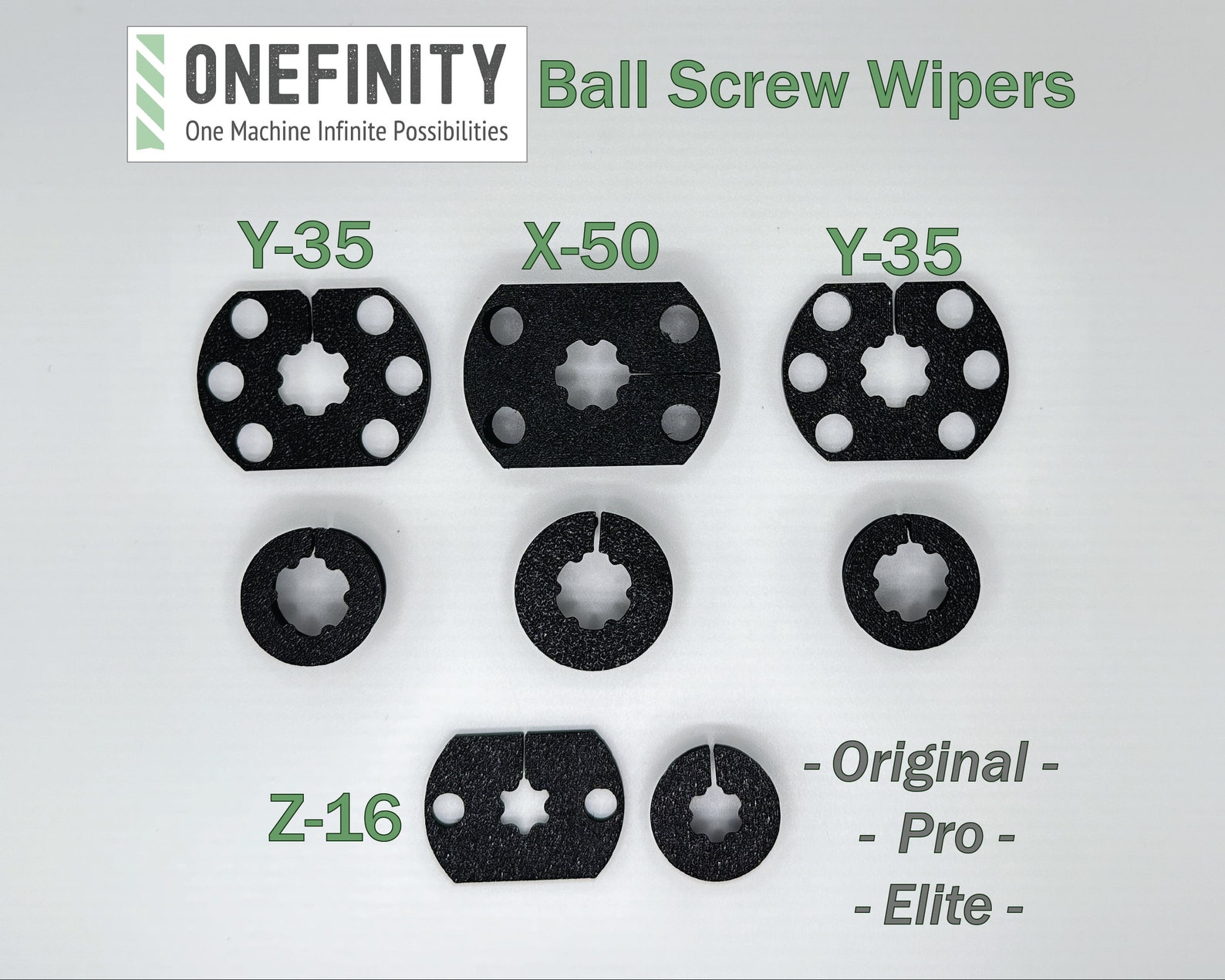 Onefinity CNC - Ball Screw Wipers COMPLETE SET! - Etsy