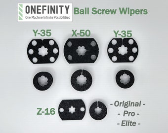 OneFinity CNC - Ball Screw Wipers COMPLETE SET!