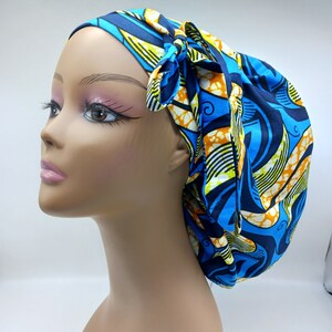 Adjustable  Satin Lined super size Scrub Cap/Hat for locks, braids and bulky hair. Jumbo Medical Scrup Hat, Surgical Cap.