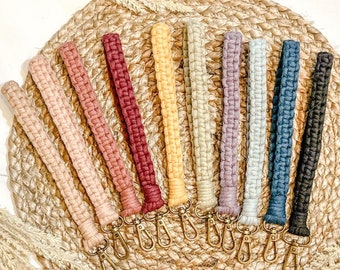Macrame Wristlet / Llavero De pulsera / Llavero Macrame