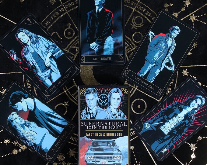 Supernatural Tarot Deck & Guidebook Etsy
