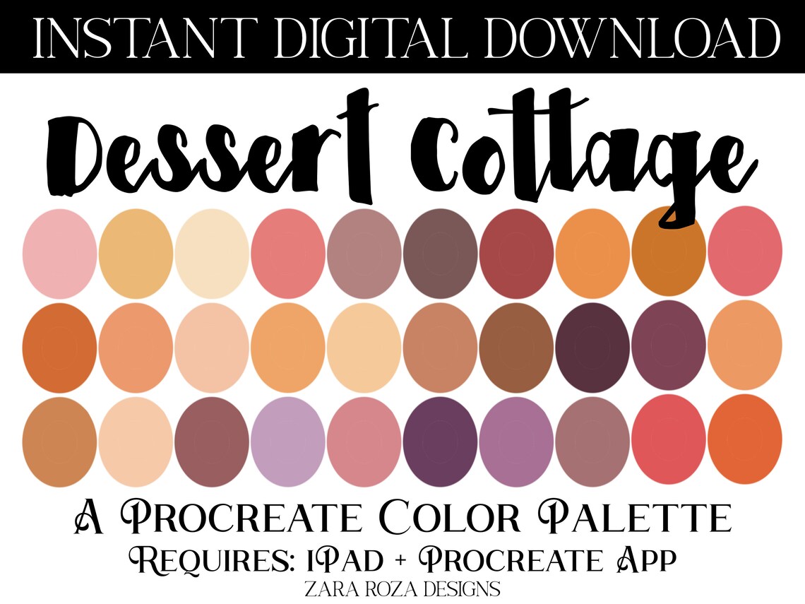 20 Procreate Color Palette Bundle Pack VOL. 20 Set Goth - Etsy