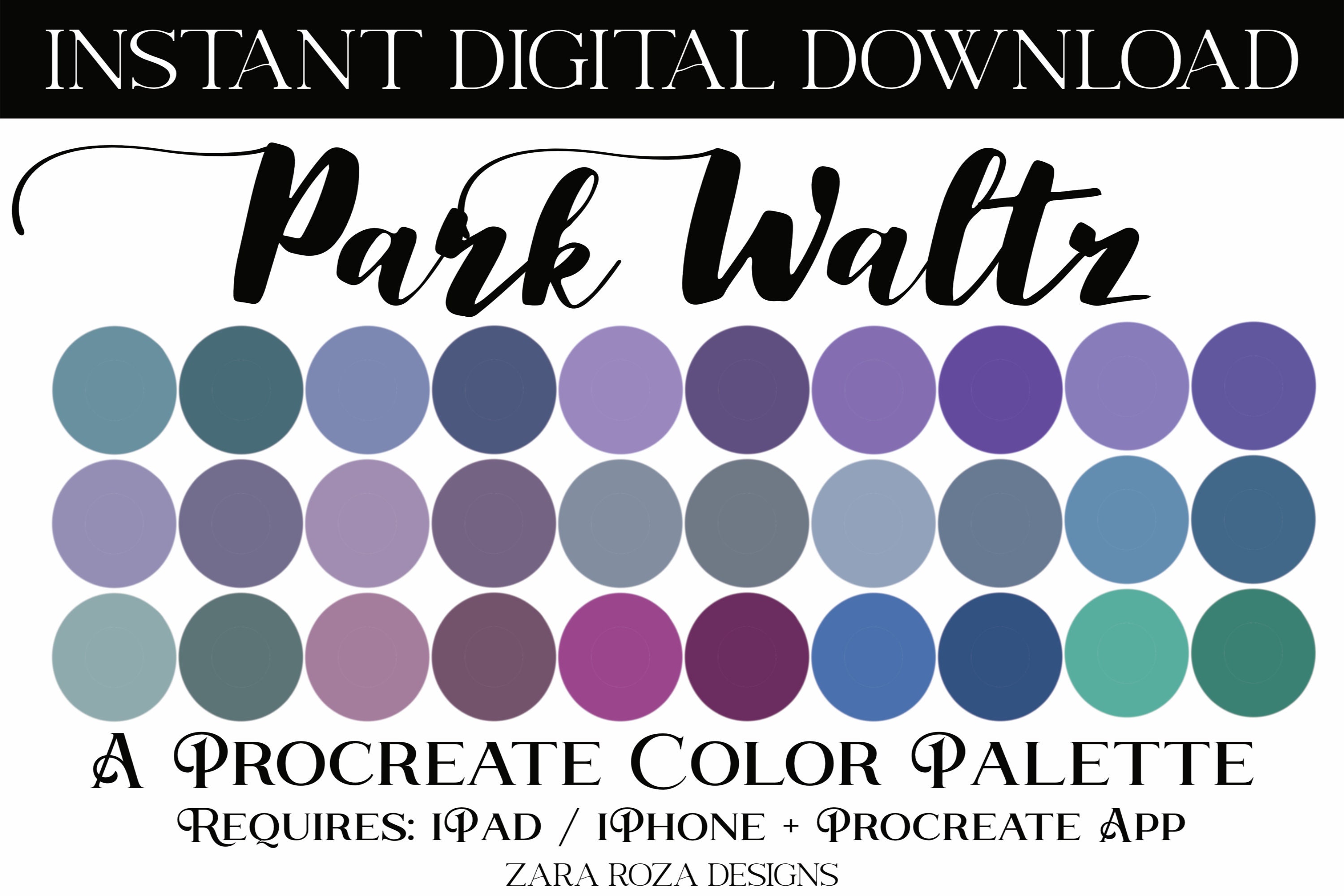 20 Procreate Color Palette Bundle Pack VOL. 31 Set Retro - Etsy Australia