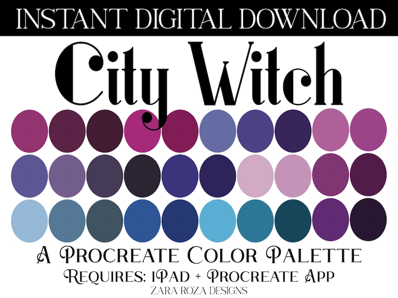 20 Procreate Color Palette Bundle Pack VOL. 21 Set Goth - Etsy Australia