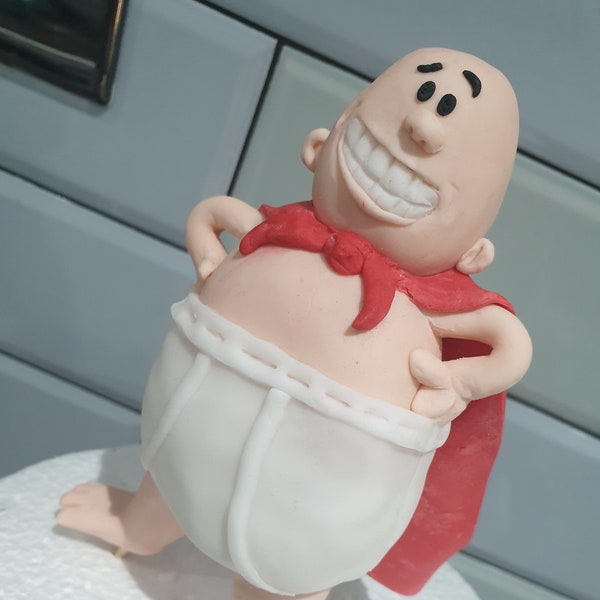 Captain Underpants Cake Topper