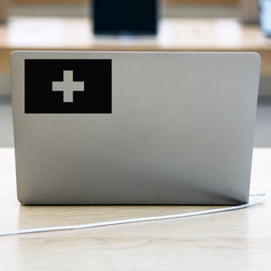 Switzerland Flag Decal, Switzerland Flag , Switzerland Flag Flag Sticker, Vinyl Cut, Laptop Decal, Car Window, Travel Decal, Decal