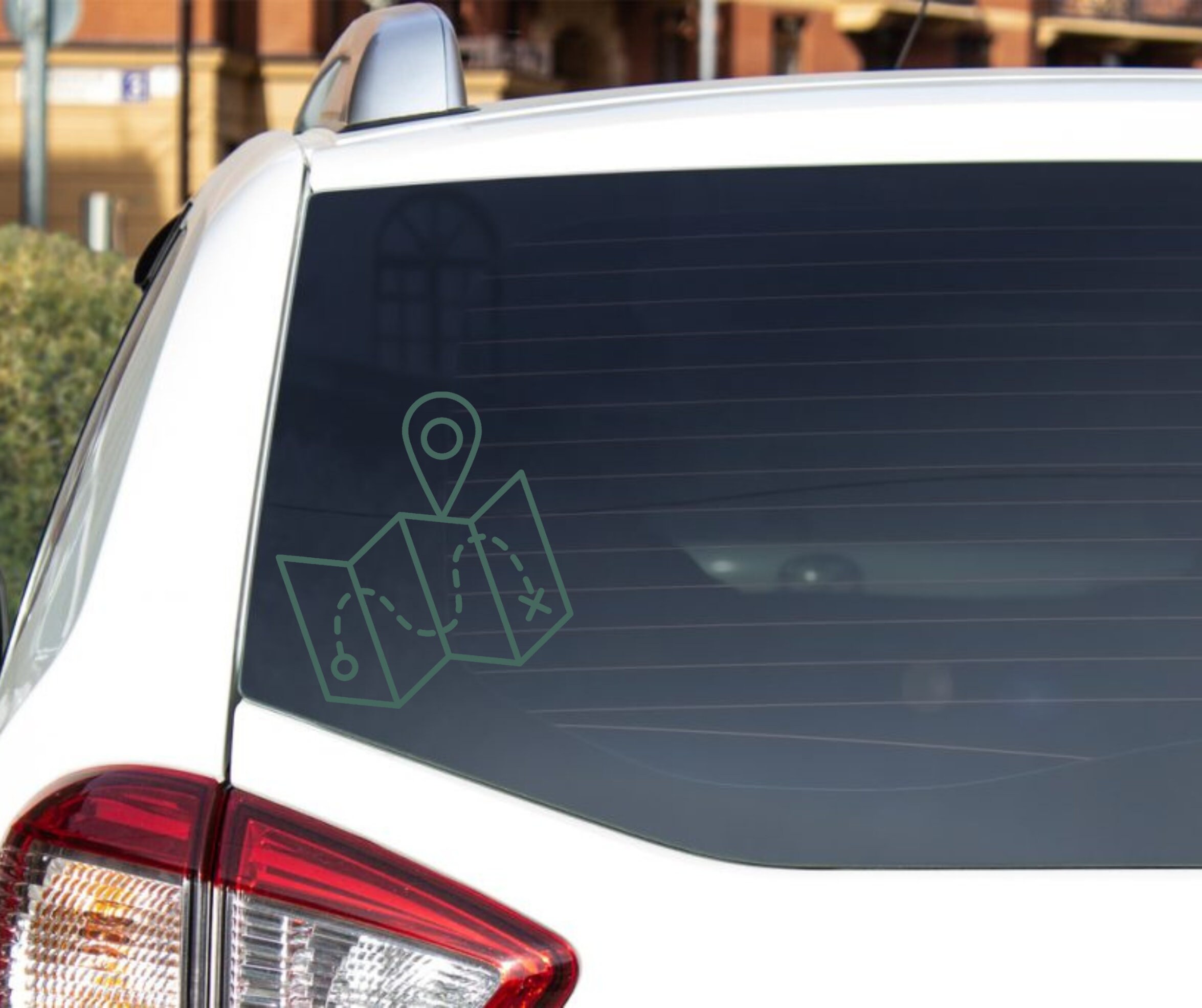 Destination Map Vinyl Decal: Adventure Travel Sticker - Etsy