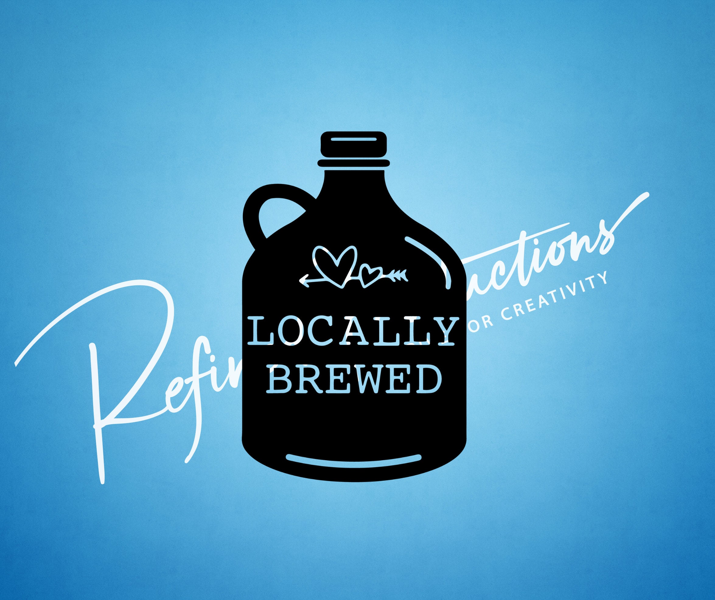 Locally Brewed Svg, Funny Baby Onesie Svg, Png Cut File for Cricut Silhouette Cameo