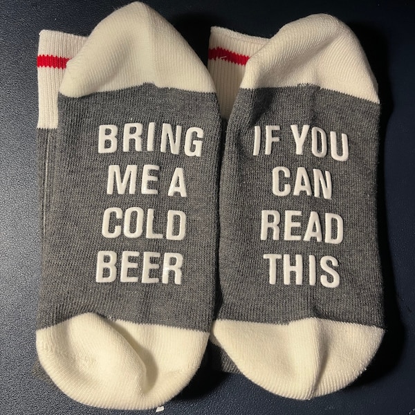 If You Can Read This Socks Etsy