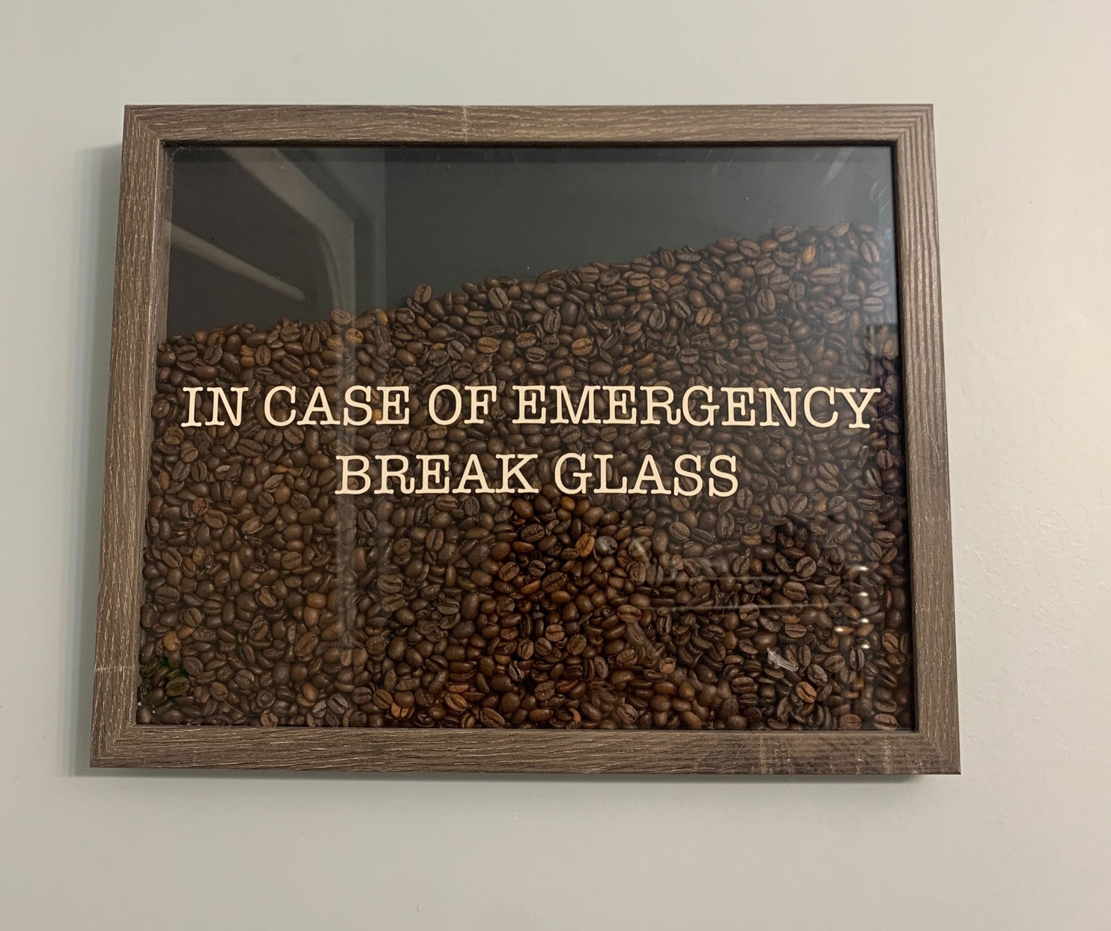 Coffee Decor / in Case of Emergency / Decor / Coffee Lovers Etsy