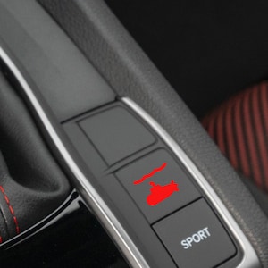 Submarine Mode Car Button Vinyl Decal