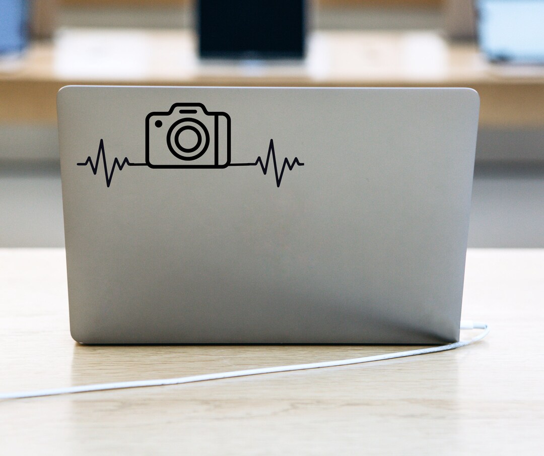 Camera Heartbeat Decal Vinyl Sticker for Windows, Cars, Bumpers ...