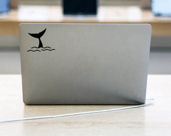 Whale Tail Vinyl Decal: Hydroflask, Yeti, Water Bottle Sticker