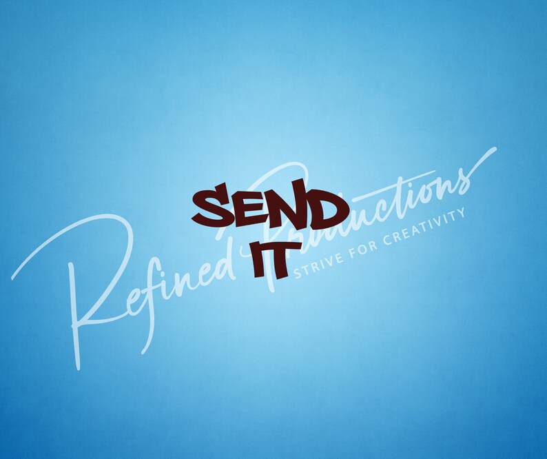 Sent It Designs Send It Car Button Vinyl Decal - Etsy
