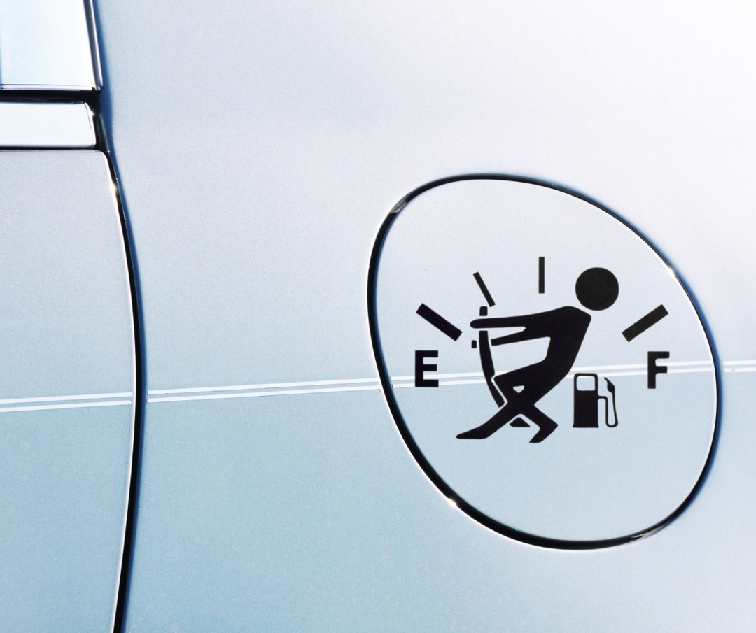 Guy Gas Gauge Decal Fuel Gauge Car Decal Etsy
