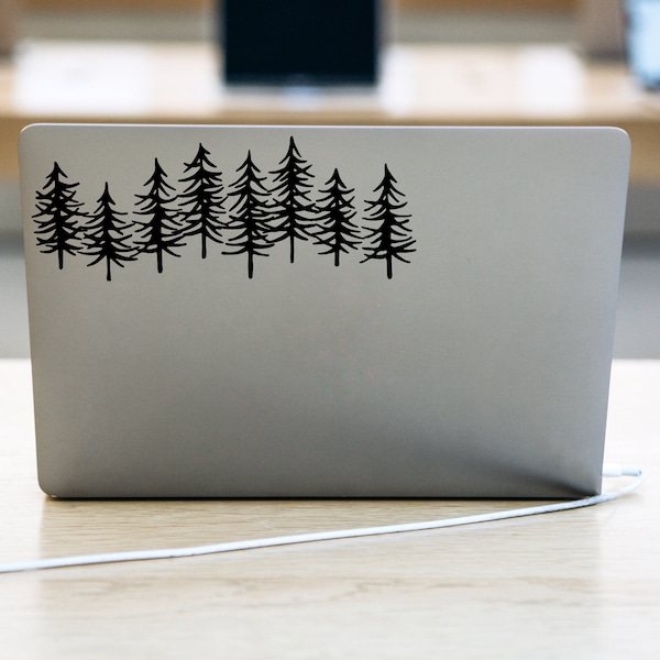 Nature Tree Decal - Tree & Moon Stickers for Cars, Bumpers, Laptops - Unique Nature Car Decal