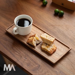 Wooden Rectangular Coffee/Tea Serving Tray