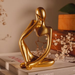 Thinker Abstract Statue Resin Figurine