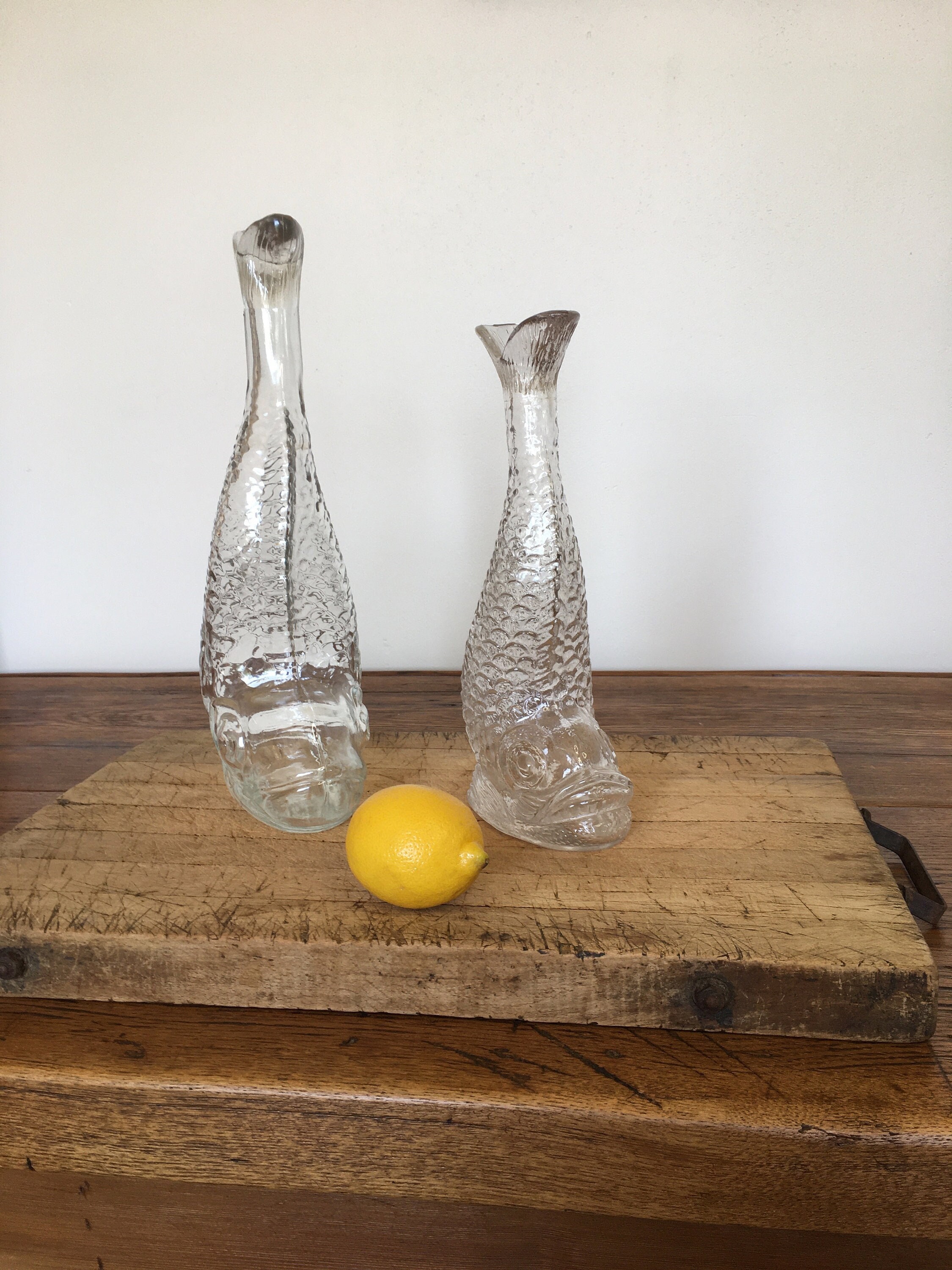 Carafe Vintage en Forme de Poisson