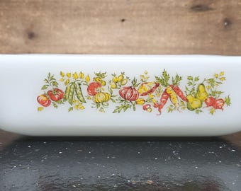 Vintage Anchor Hocking Fire-King Vegetable Casserole Baking Dish 441