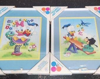 Pair of Disney Framed Prints