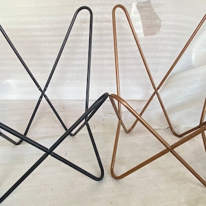 Butterfly Chair Frame Handmade Chair Powder Coated Steel Frame Black, Rose Gold, Golden Frame Christmas gift ( Butterfly Chair Frame)