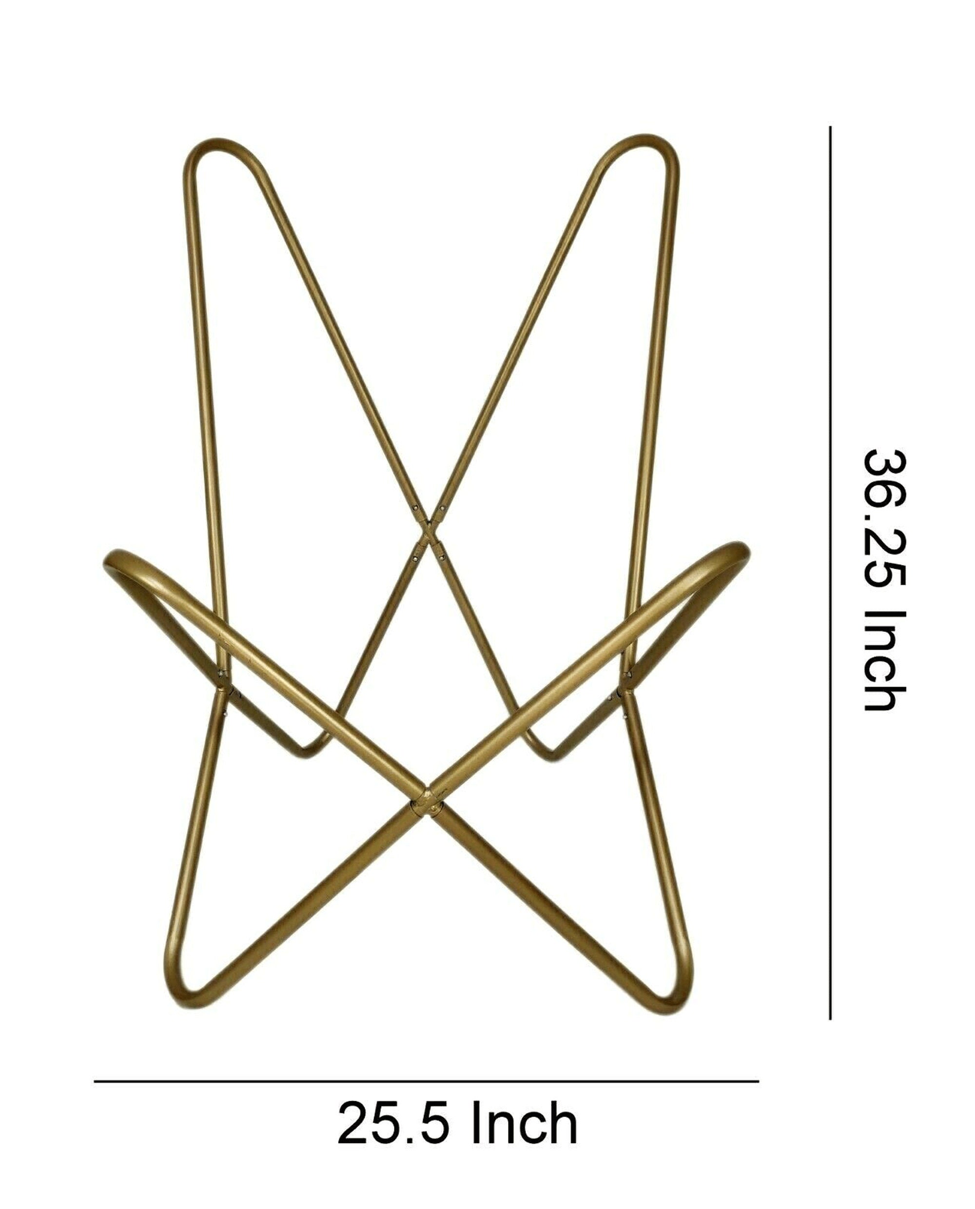 Butterfly Chair Frame Handmade Chair Powder Coated Steel Frame Etsy