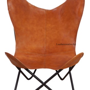 Premium butterfly Chair, Handmade, Leather BKF, living room luxury, Relaxing Chair, accent chair cyber Monday black Friday gifts For Him
