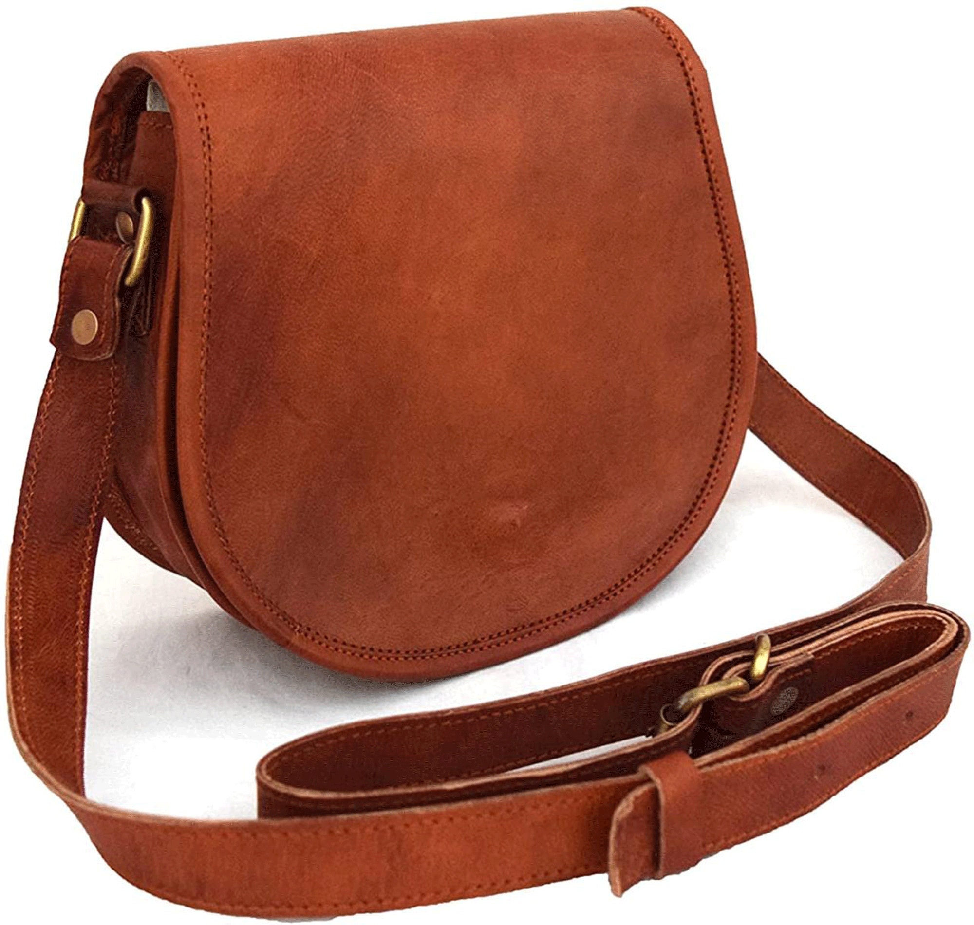 Brown Pu Leather SIDE BAG, For Casual Wear at Rs 160/piece in New Delhi |  ID: 21824328855