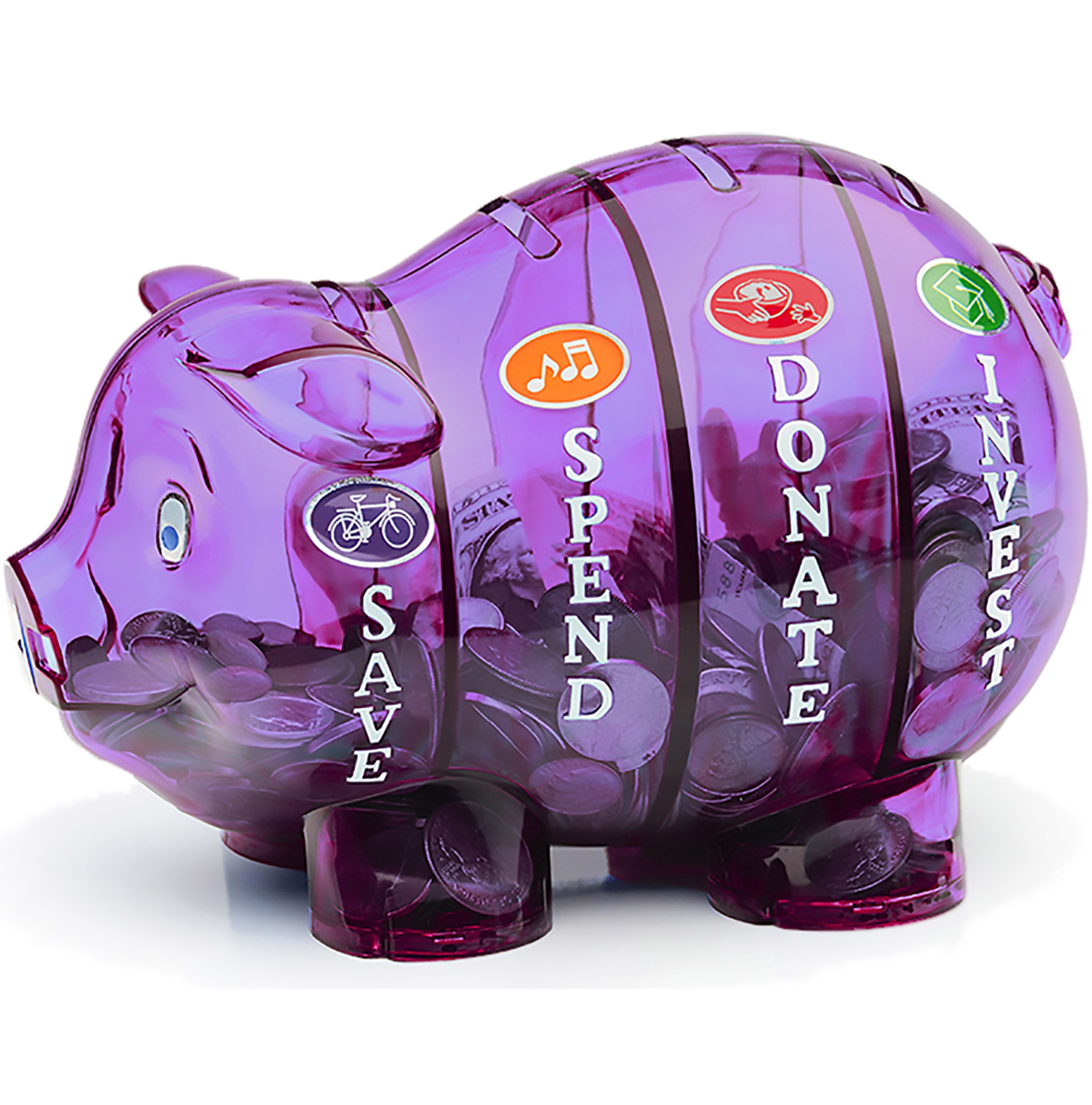 Money saving piggy online bank