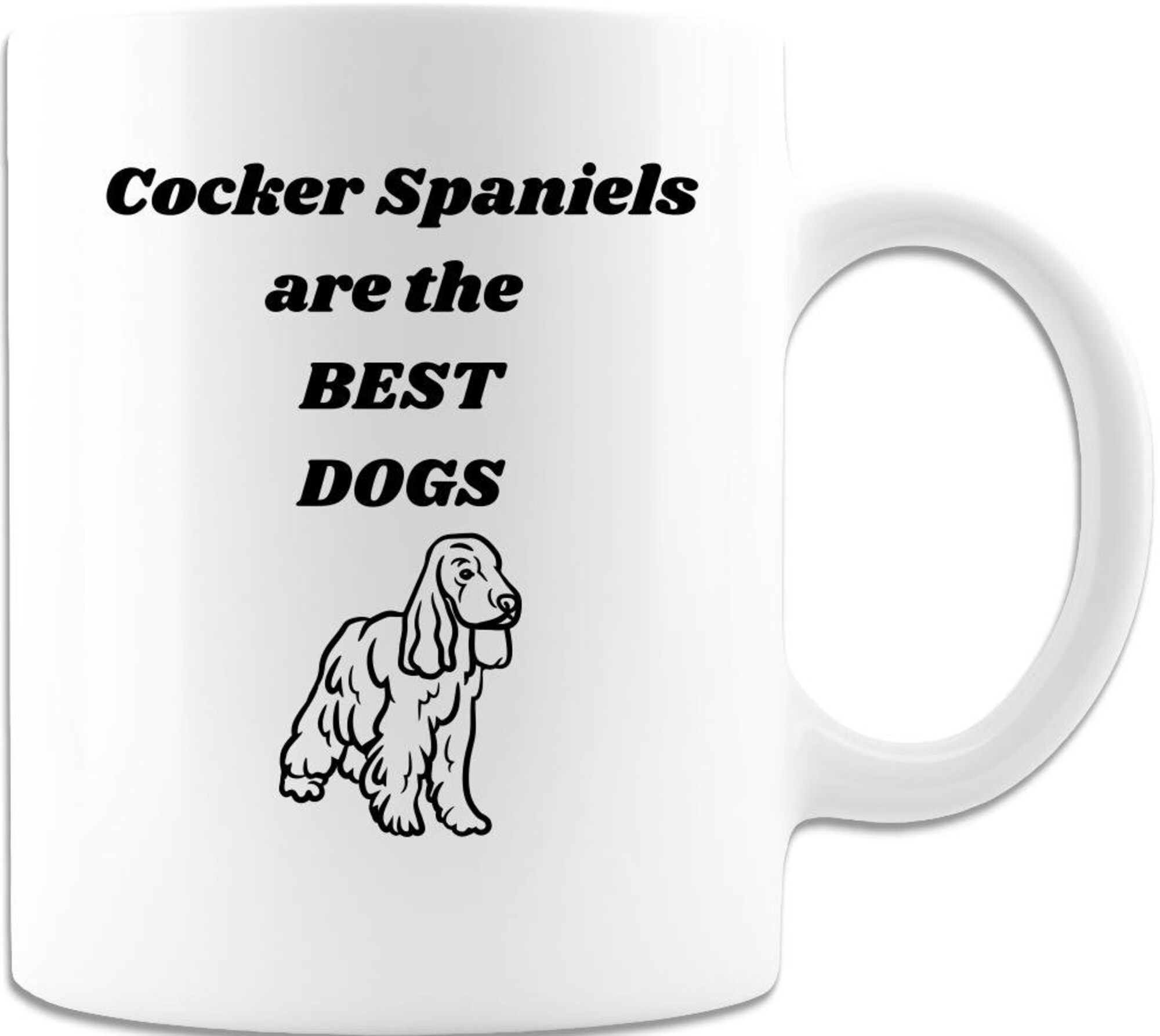 Discover Cocker Spaniels São Os Melhores Cães Caneca De Cerâmica Clássica Cocker Spaniel Americano