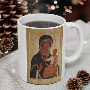 Madonna by Dionysius Workshop  Mug Religious Holiday Gift