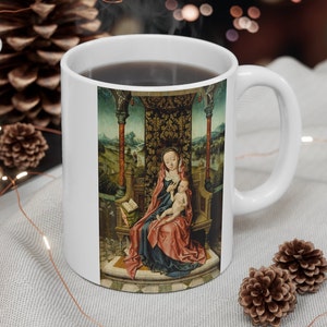 Madonna by Aelbrecht Bouts Mug Religious Holiday Gift