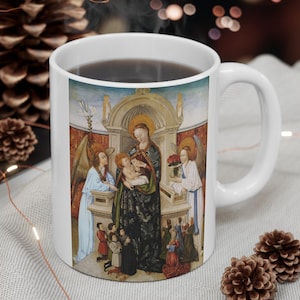 Madonna by Berthomeu Baro Mug Religious Holiday Gift