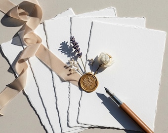 Artisan Deckle Edge Paper for Wedding Invitations & DIY