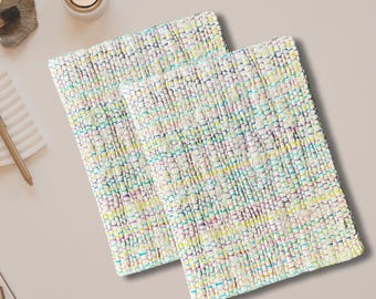 Recycled Viscose And Silk Yarn Notebook | Cotton Handmade Paper