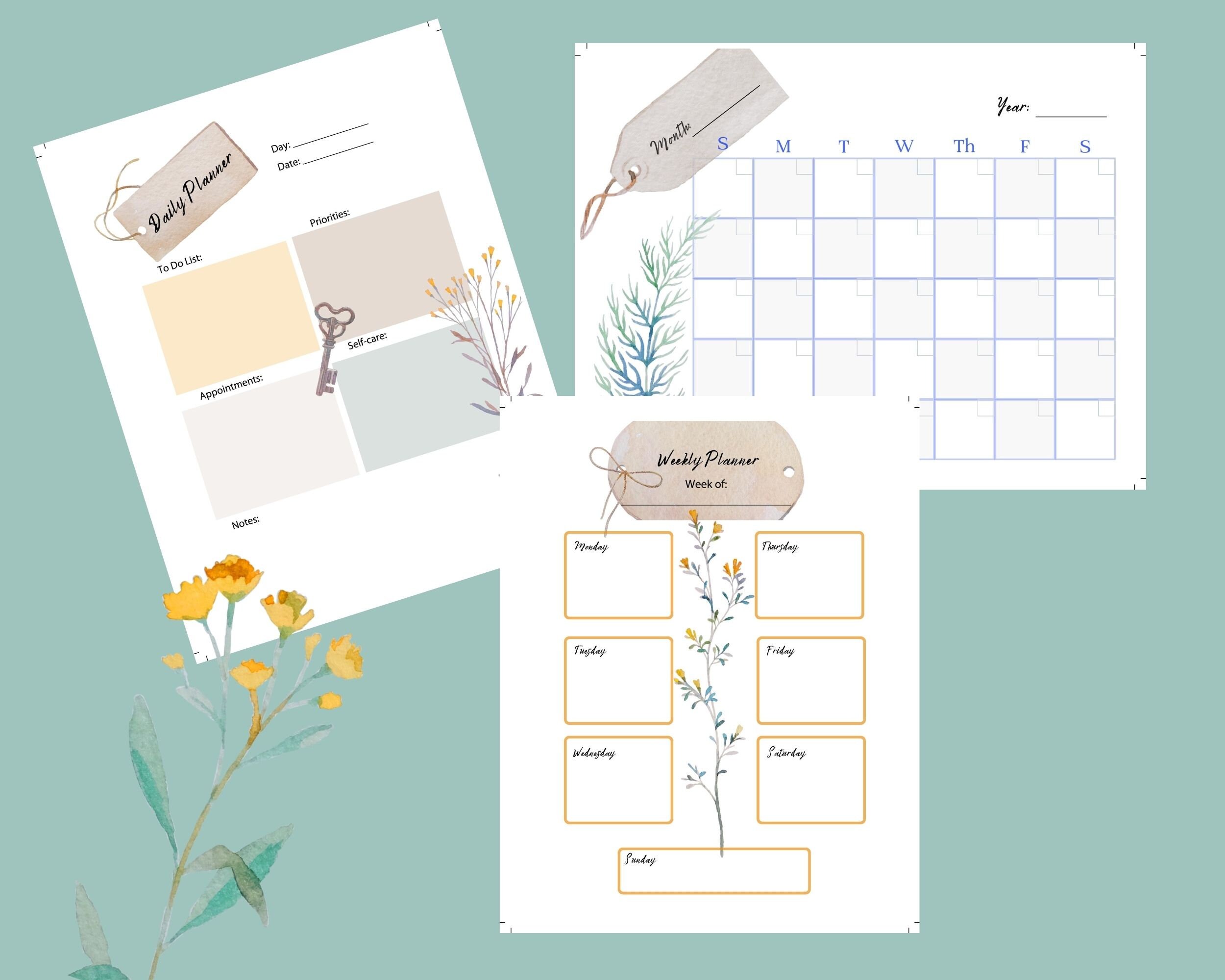 Printable Caregiver Journal Etsy