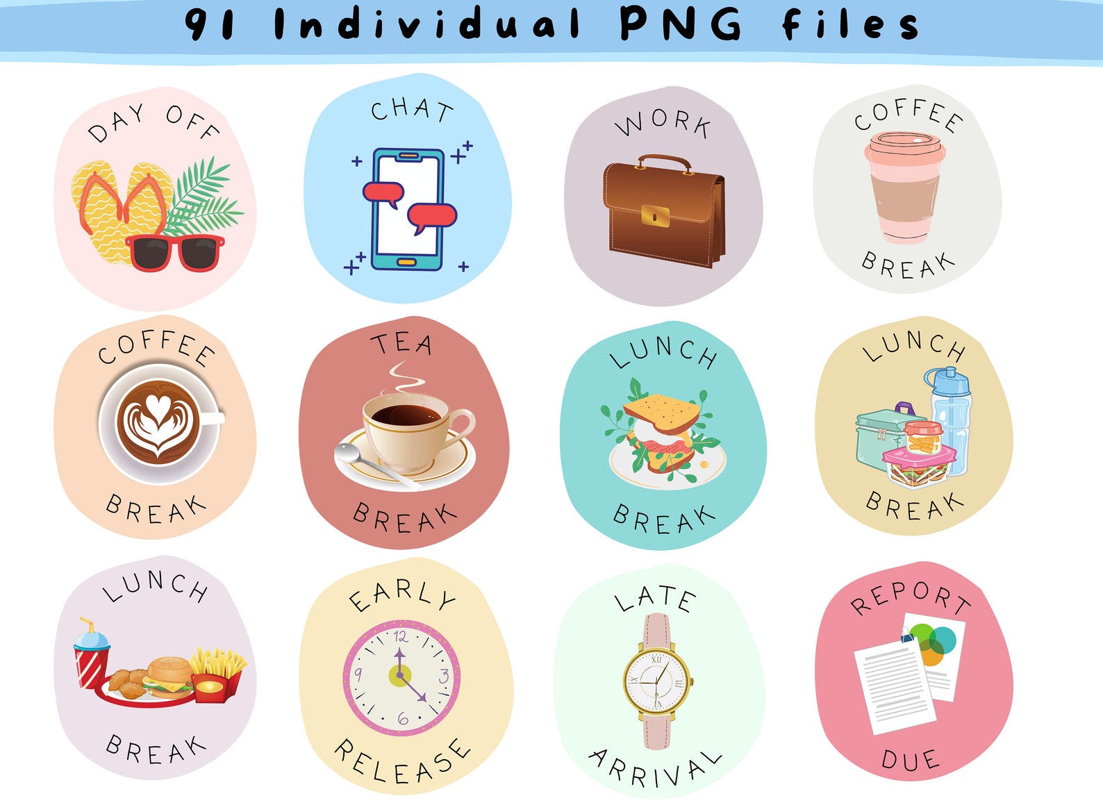 Office Digital Stickers for Goodnotes Work Stickers Office - Etsy