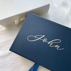 Grote geschenkdoos met kaart voor mannen, bruidsjonkers voorstel, beste man cadeau, vaderdag cadeau, dank u geschenken, cadeau voor hem, cadeau voor paar
