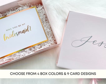 Gift Box & Card Set - Pink