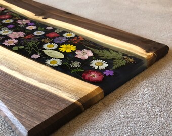 Flower Charcuterie/Serving Board