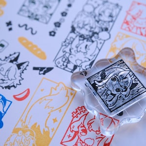 Original Character Clear Stamp Sheets