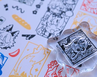 Original Character Clear Stamp Sheets