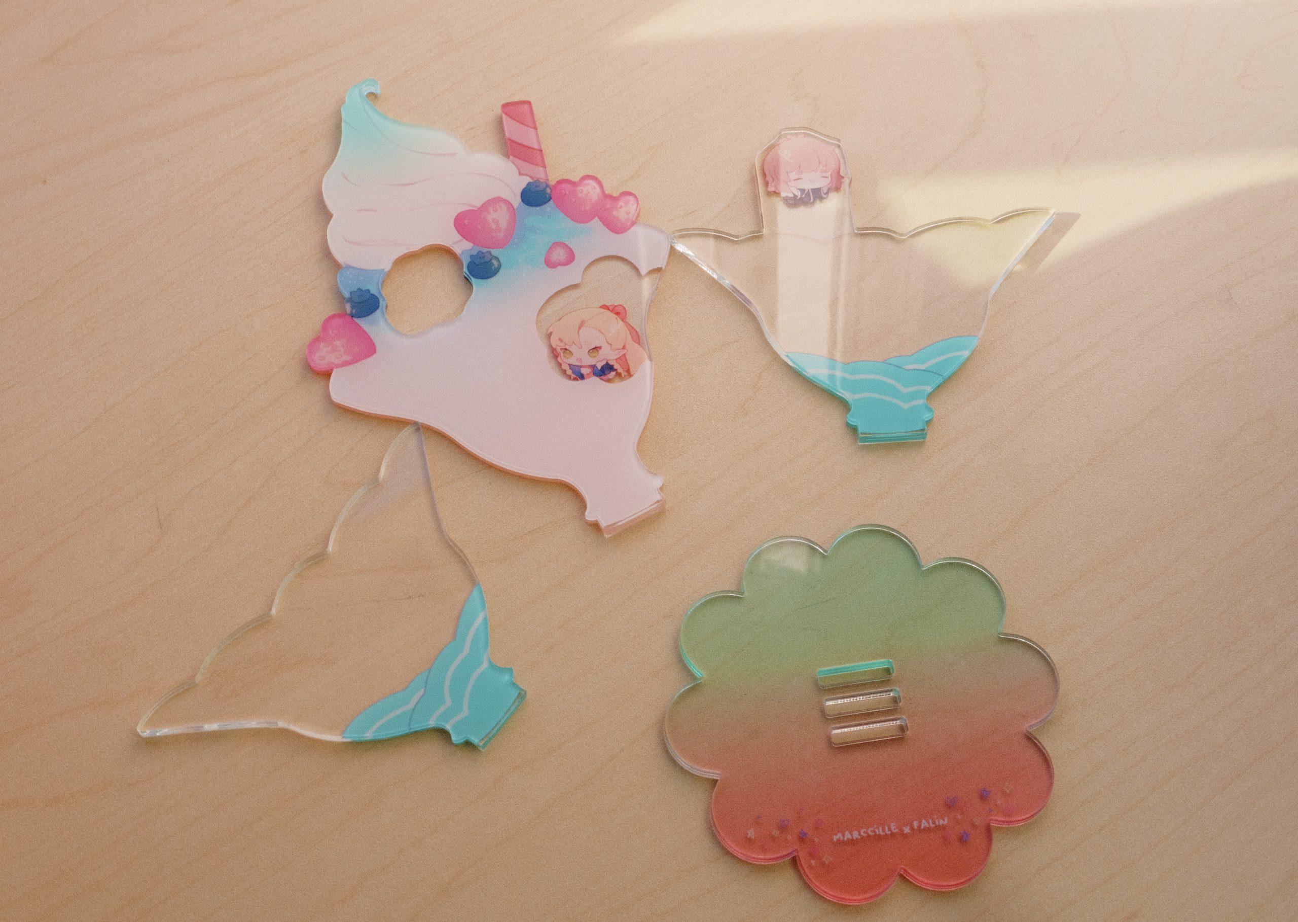 Dunmeshi Parfait Standees Marcille X Falin Mithrun X Kabru - Etsy